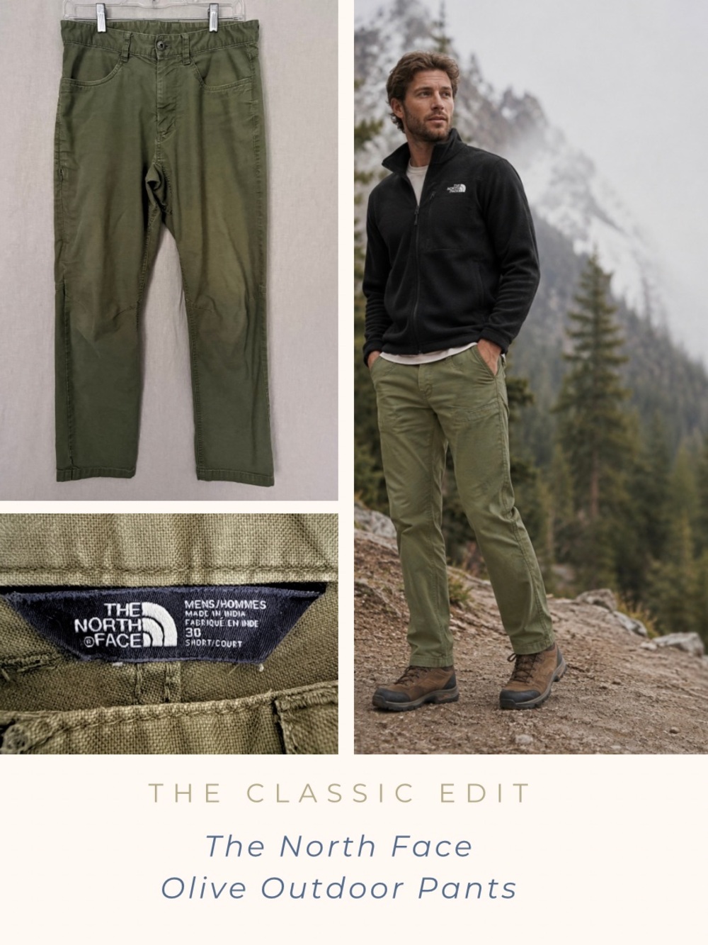 The North Face Outdoor Hiking Pants Men’s 30 Short Performance Pants
